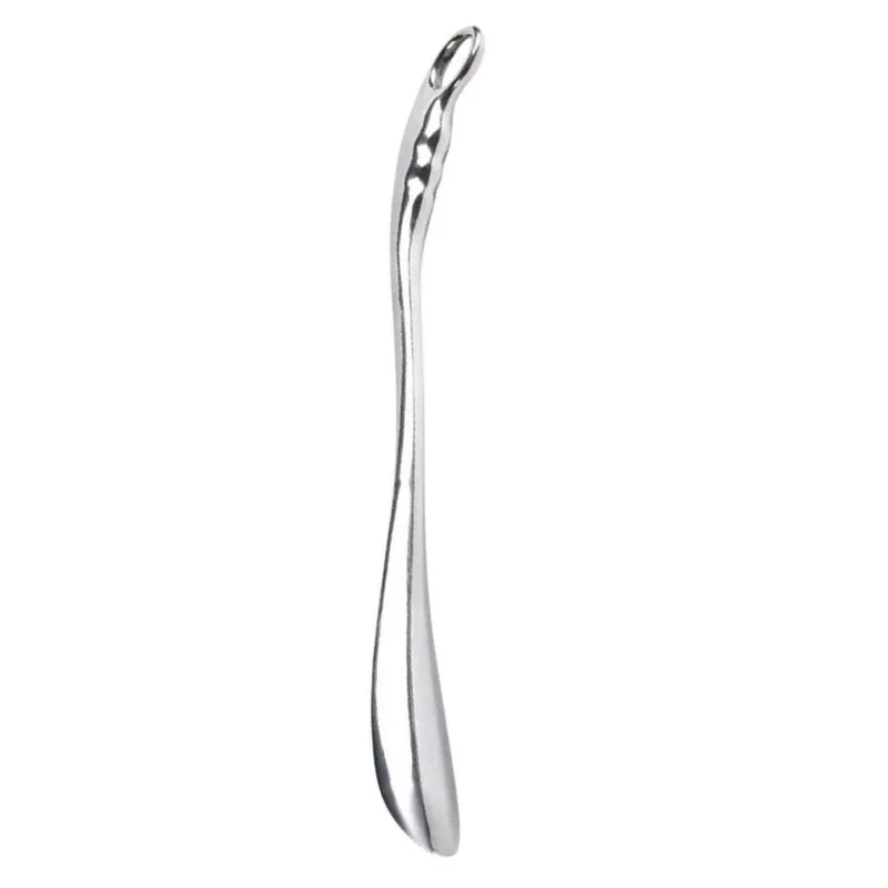 Luxury Silver-Tone Solid Metal Shoehorn