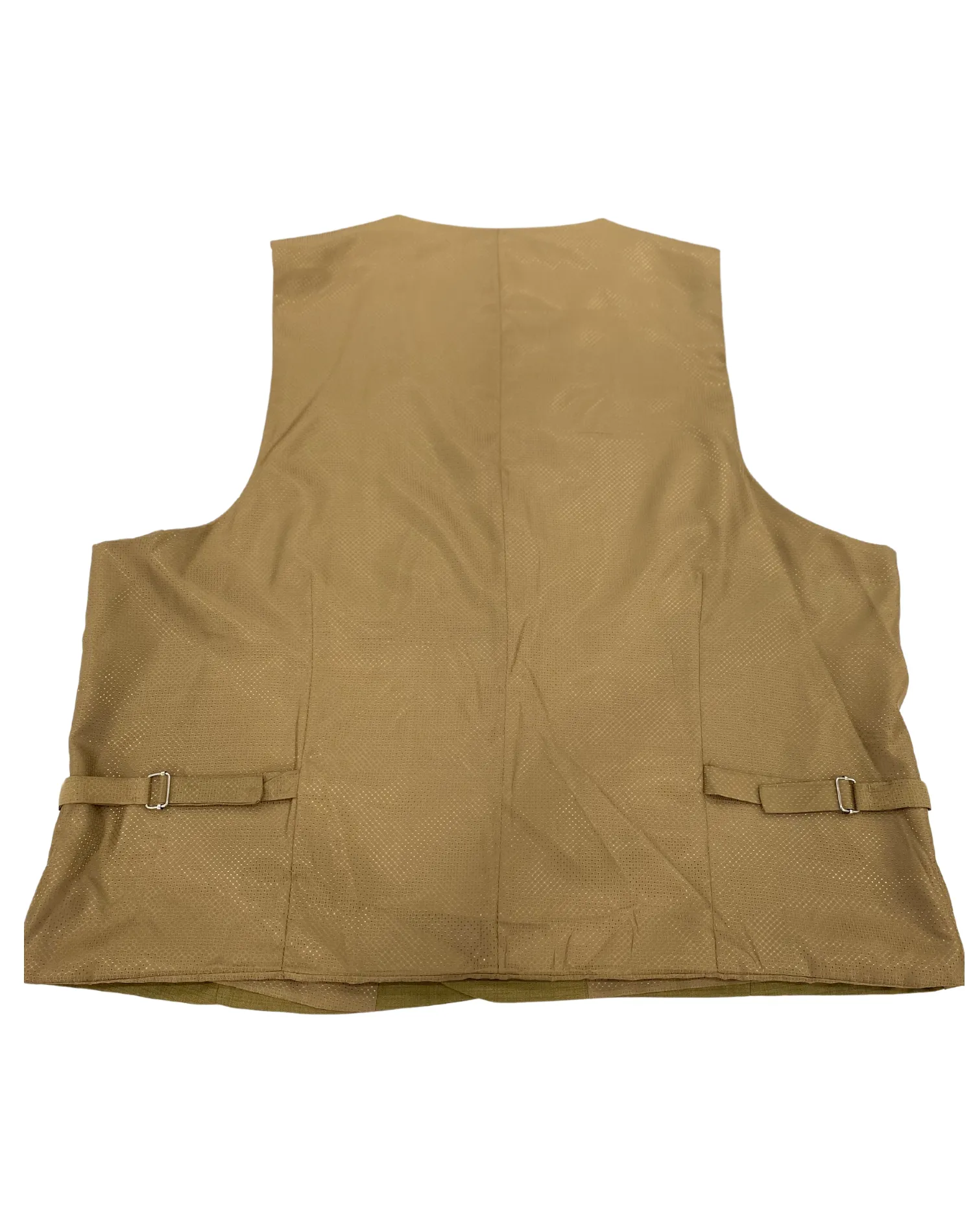 Mazari Double Breast Performance Stretch Vest - Mustard