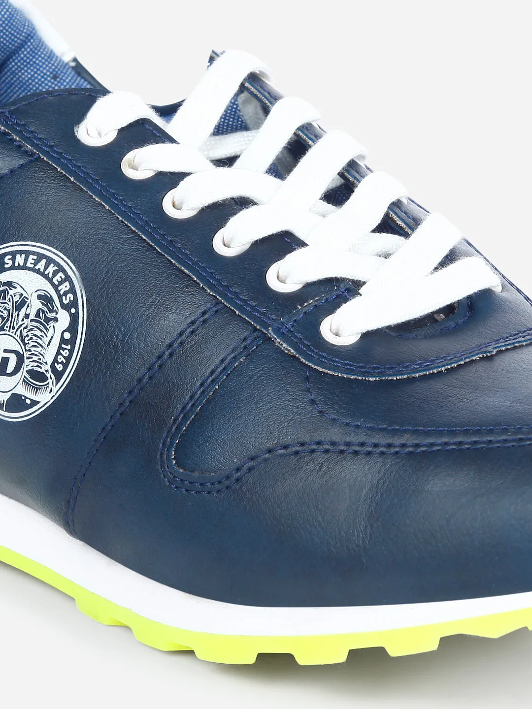 Men's Blue Lace Up Sneaker (ID3054)