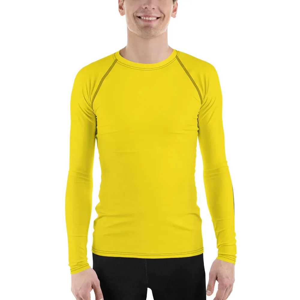 Men's Long Sleeve Bruce Lee Game of Death Compression Rash Guard: Perfect for No Gi BJJ, MMA, Grappling, and Wrestling