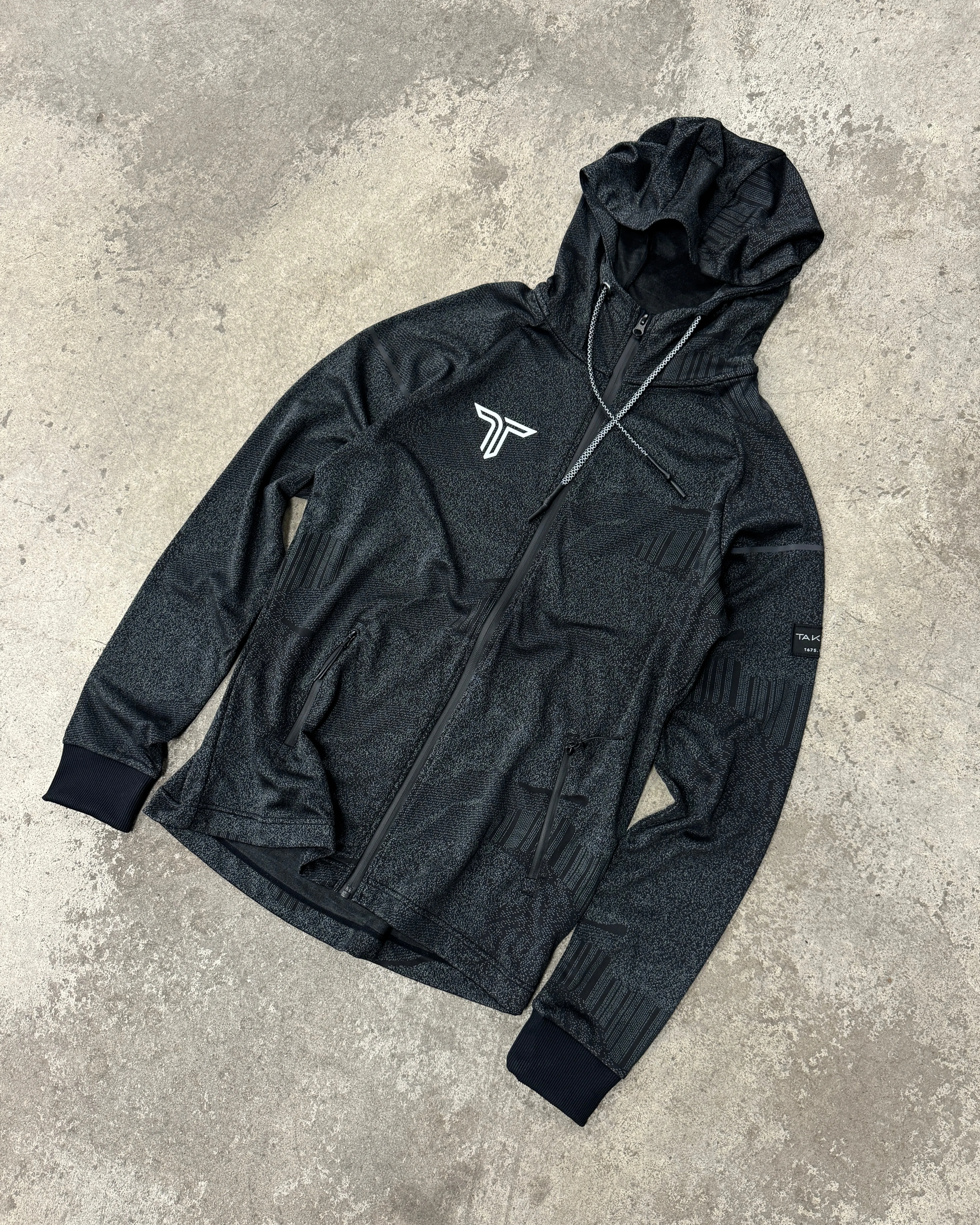 Night Vision Full Zip Hoodie - Black