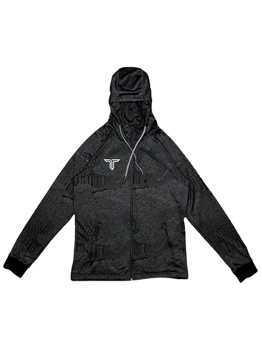 Night Vision Full Zip Hoodie - Black