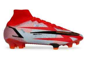 Nike Men's Mercurial Superfly 8 Elite CR7 FG/MG Chile Red/White