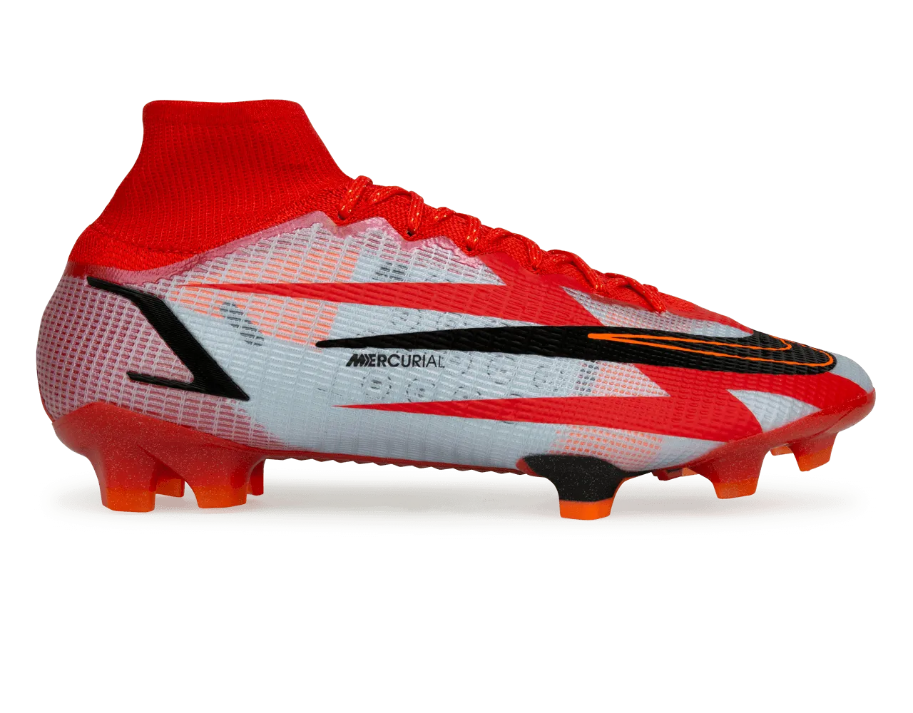 Nike Men's Mercurial Superfly 8 Elite CR7 FG/MG Chile Red/White