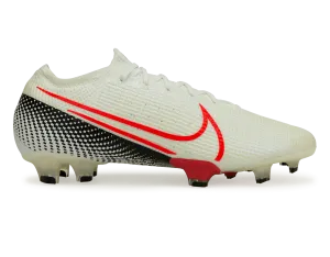 Nike Men's Mercurial Vapor 13 Elite FG White/Crimson