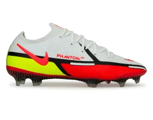 Nike Men's Phantom GT2 Elite FG White/Bright Crimson