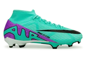 Nike Men's Zoom Mercurial Superfly 9 Academy FG/MG Turquoise/Black/Purple