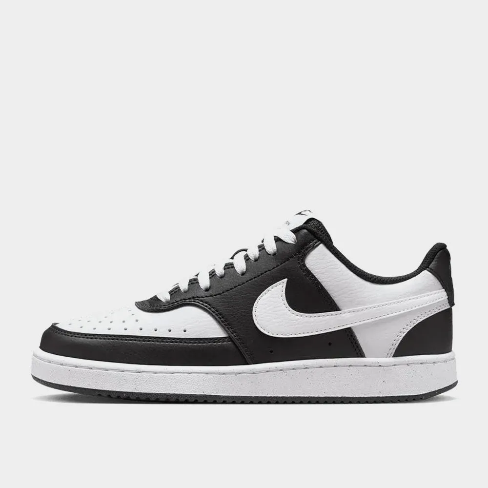 Nike Women's Court Vision Low Next Nature Sneakers Black/white _ 181933 _ Black