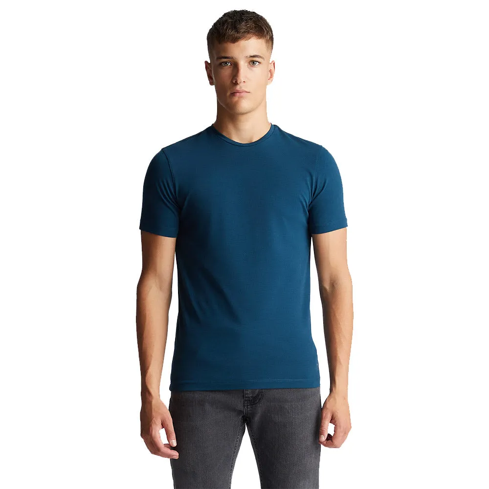 Remus Uomo Stretch Cotton Tee | Blue