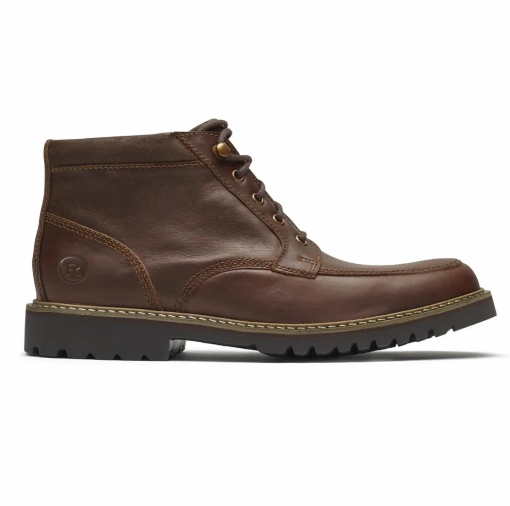 Rockport Men MARSHALL RUGGED MOC TOE SADDLE BROWN