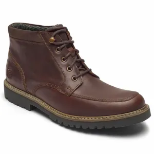 Rockport Men MARSHALL RUGGED MOC TOE SADDLE BROWN