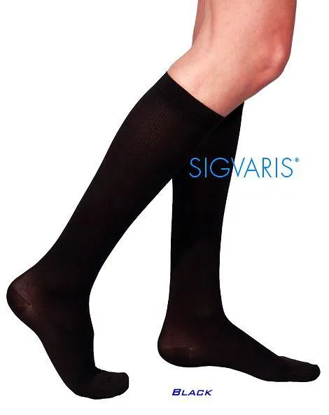 SIGVARIS Womens COTTON 230 Calf 30 40mmHg