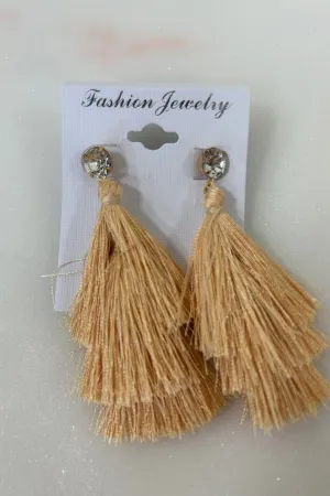 Tassel Dangle Earring - Gold