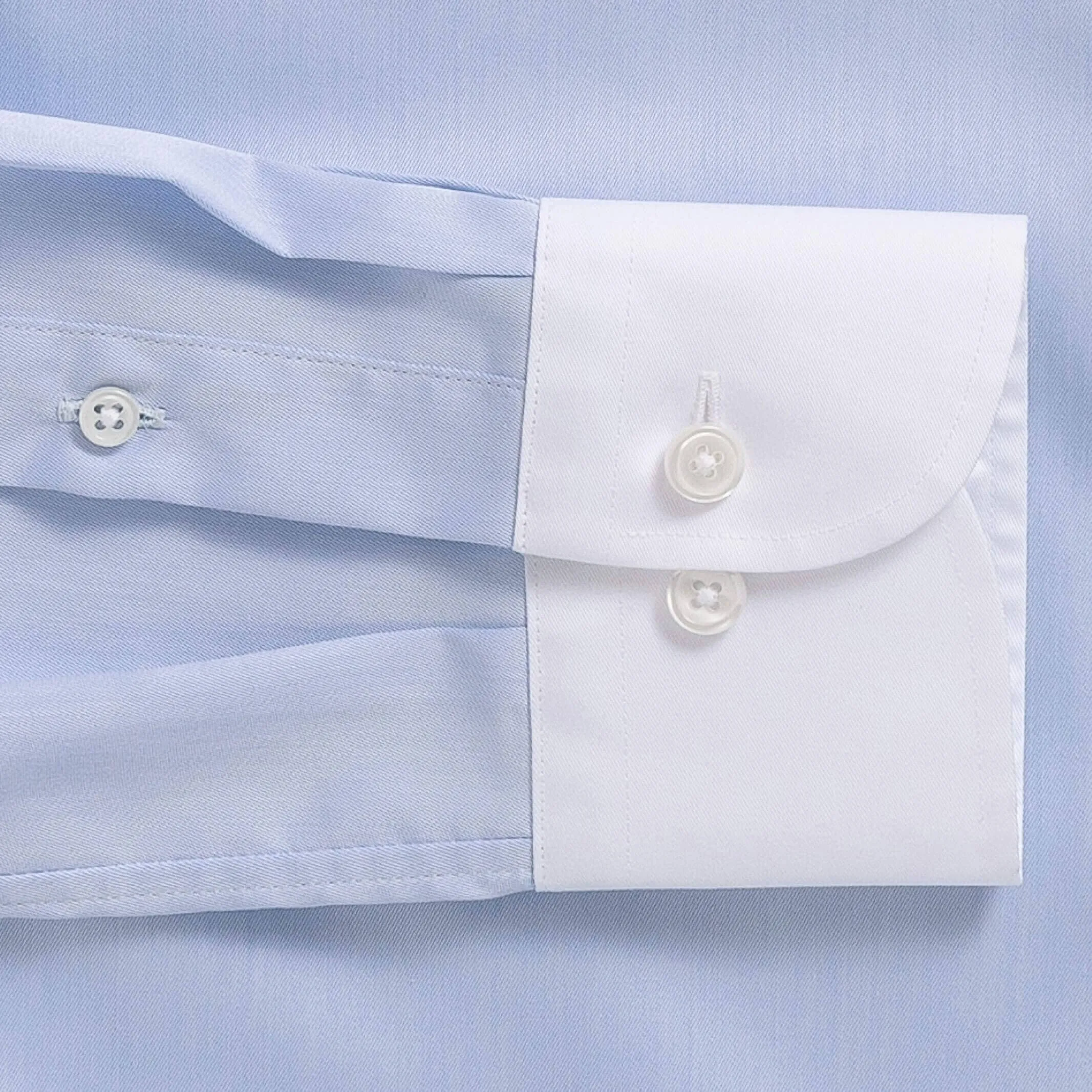 The Blue Madison Winchester Collar Custom Shirt