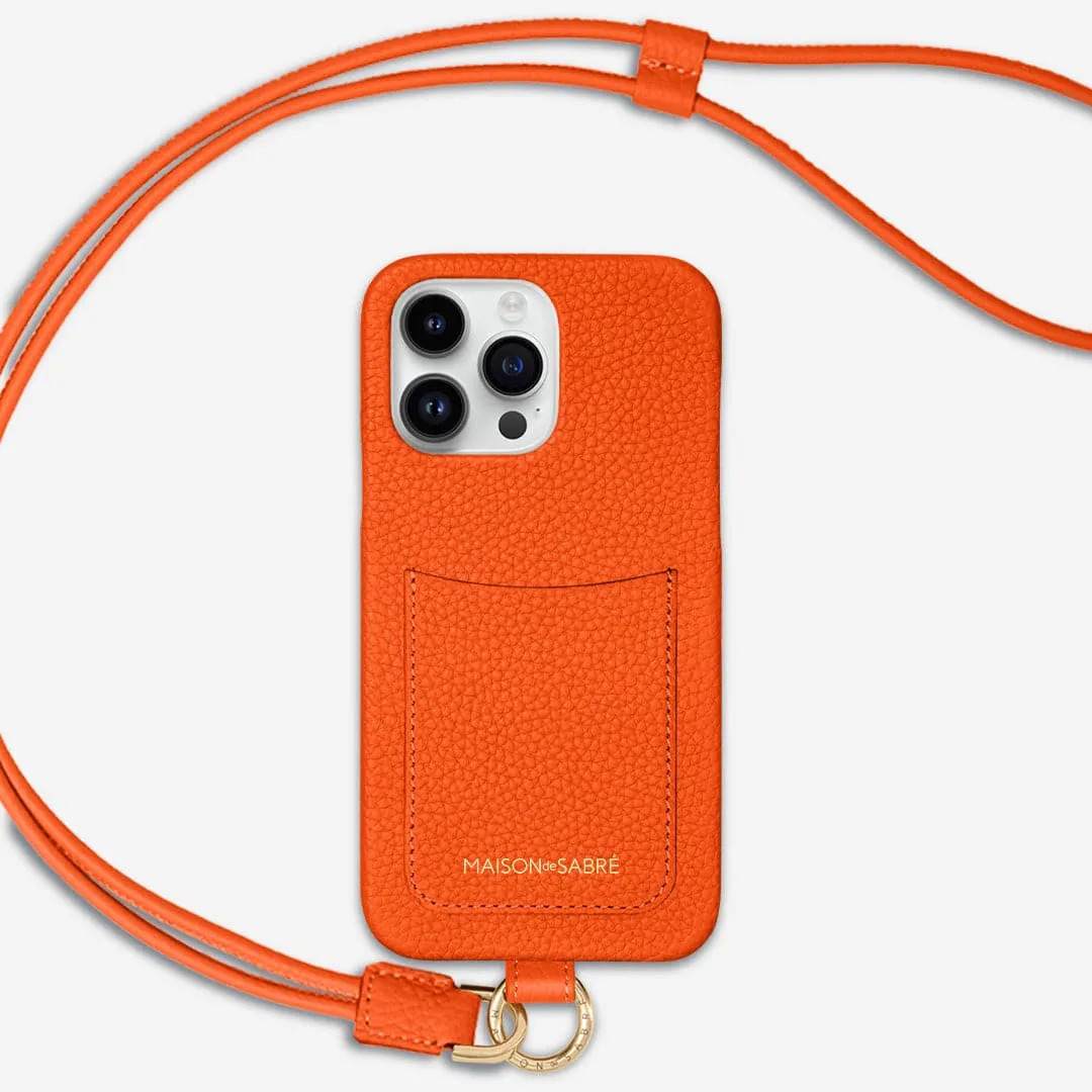 The Sling Phone Case iPhone 14 Pro - Manhattan Orange