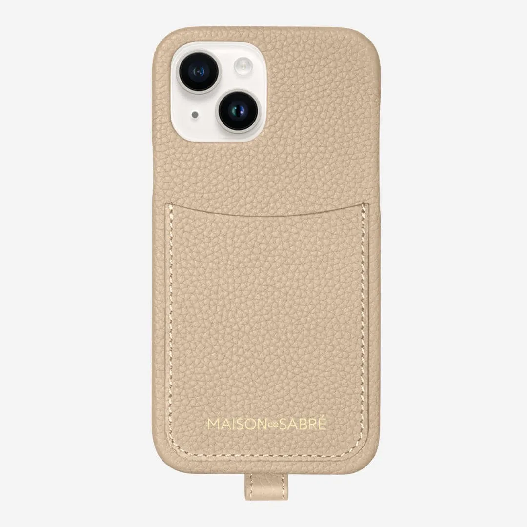 The Sling Phone Case iPhone 14 - Saharan Nude