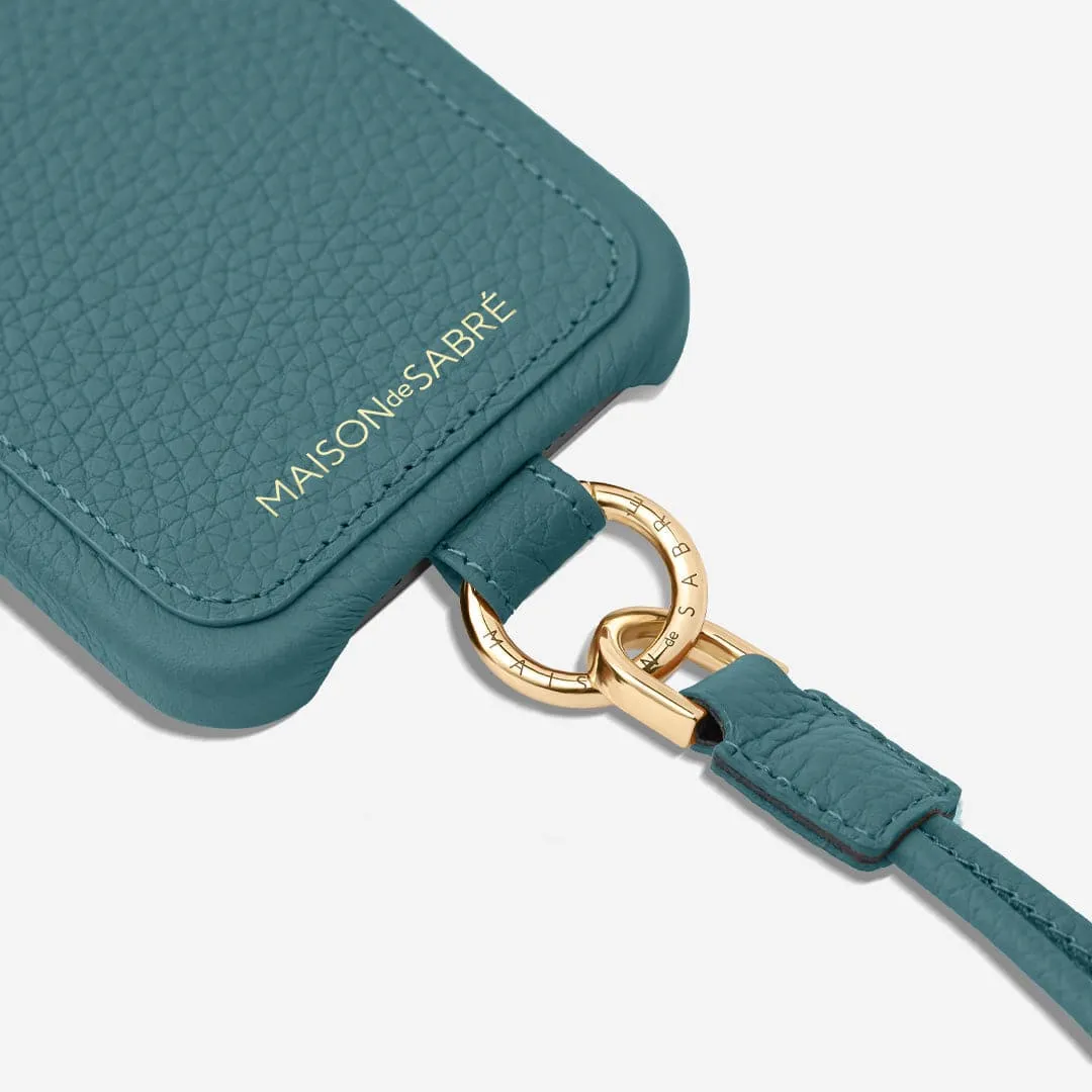 The Sling Phone Case iPhone 15 - Bondi Blue