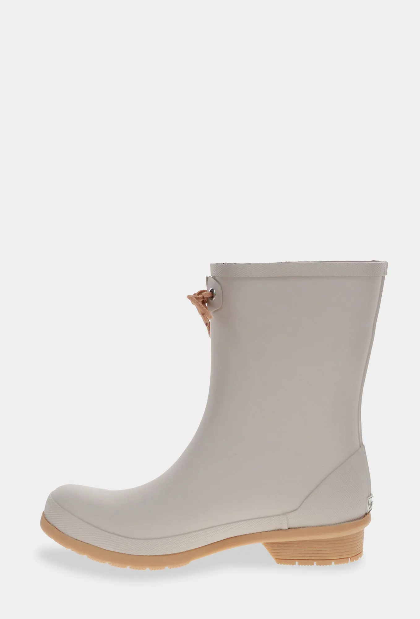 TIE MID RAIN BOOT - SAND