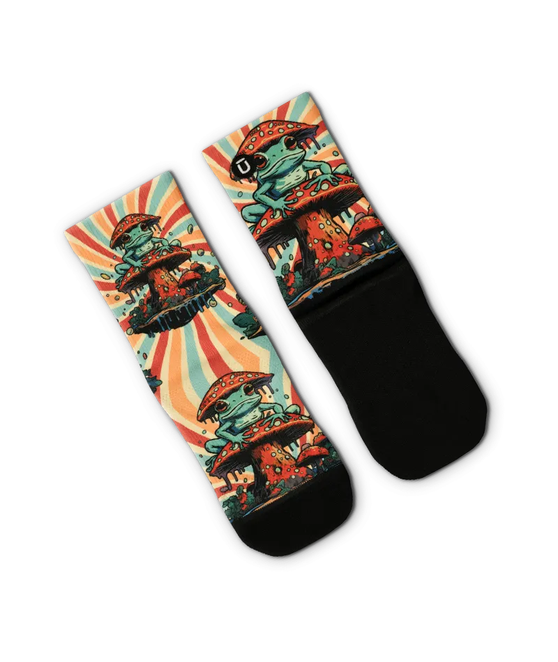 Toad-ally Youth Crew Socks