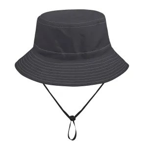 Vampire Art Grunge Unisex Bucket Fisherman's Hat - Essentials Charcoal with Adjustable String