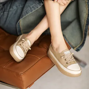 Women Fashion Leather Minimalist Casual Shoes