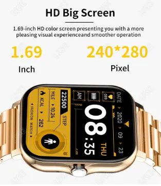 Y13 Smart Watch Touch Screen Waterproof Black