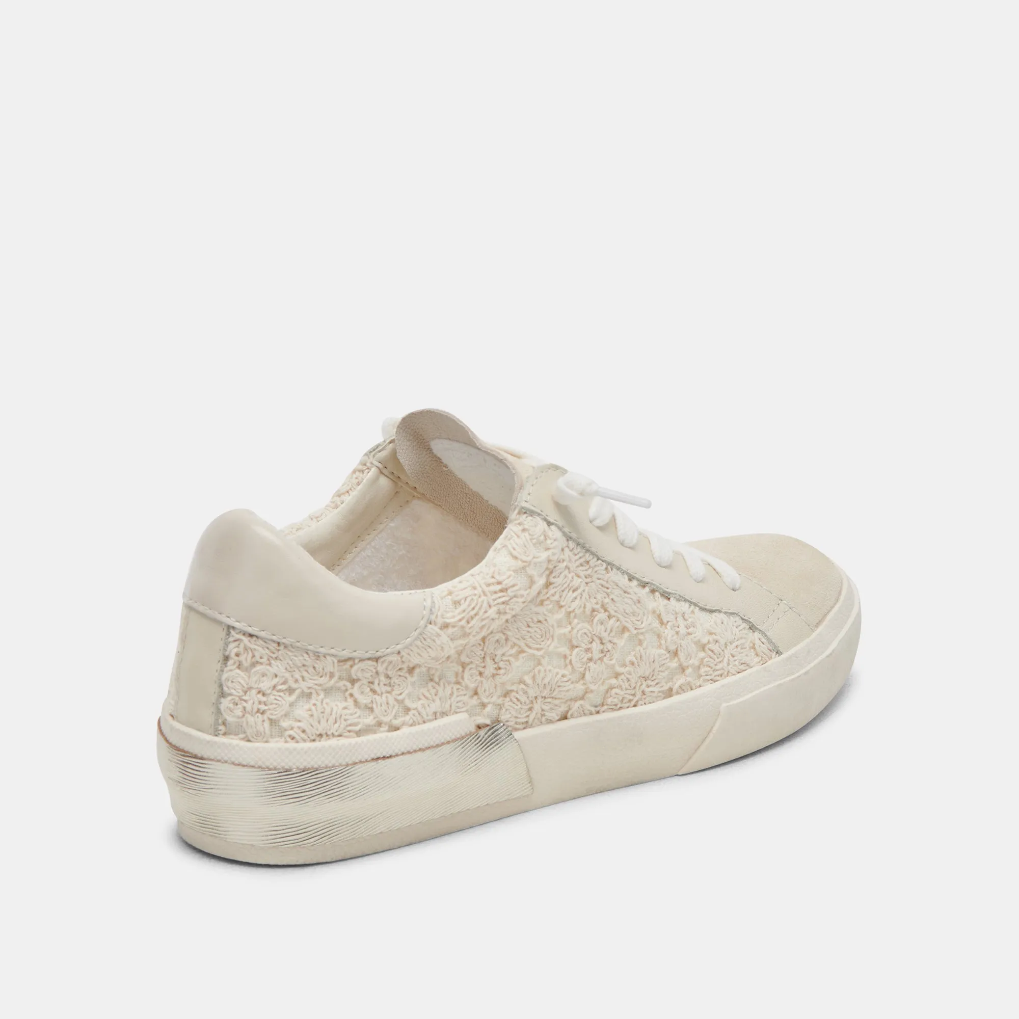 ZINA SNEAKERS ECRU LACE