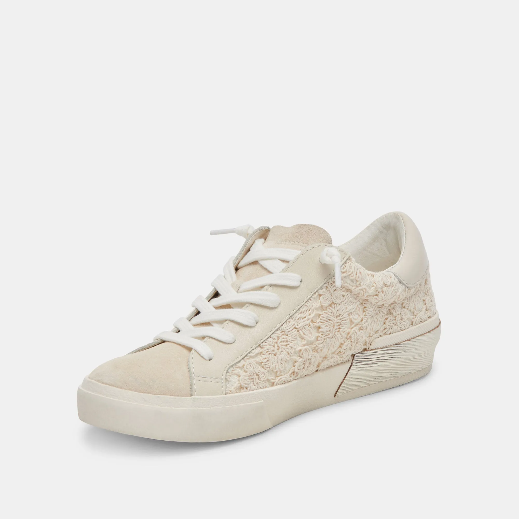 ZINA SNEAKERS ECRU LACE